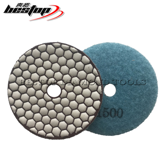 diamond dry polishing pad